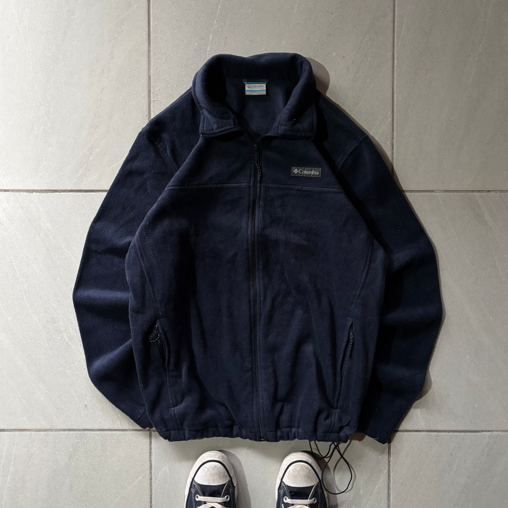 (L) COLUMBIA FLEECE JACKET DARK BLUE