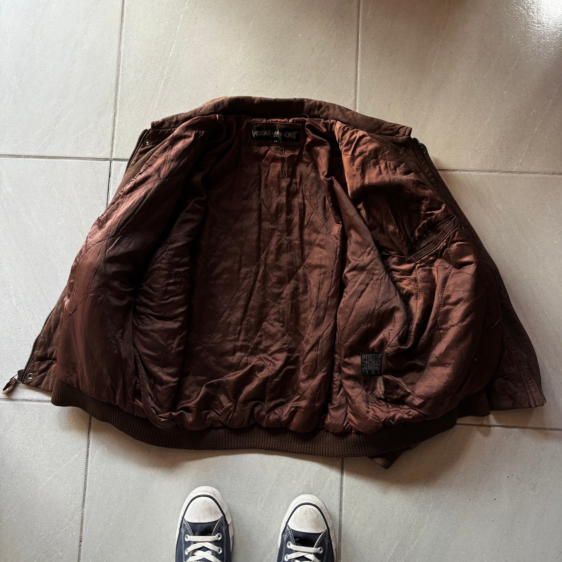 (M) WEAR ME OUT LEATHER JACKET