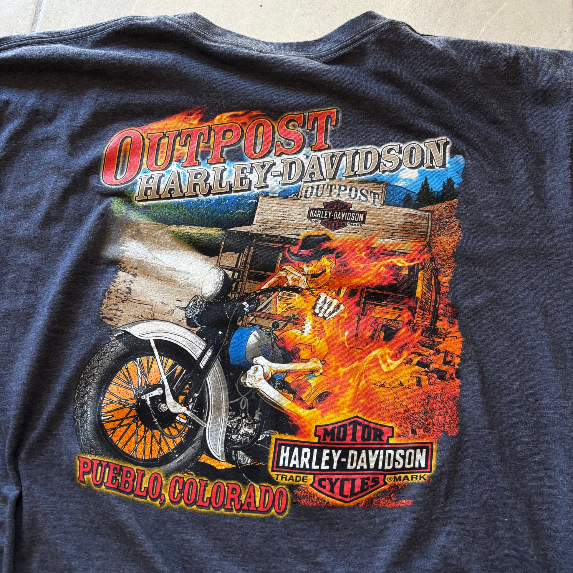 (M) HARLEY DAVIDSON TEE