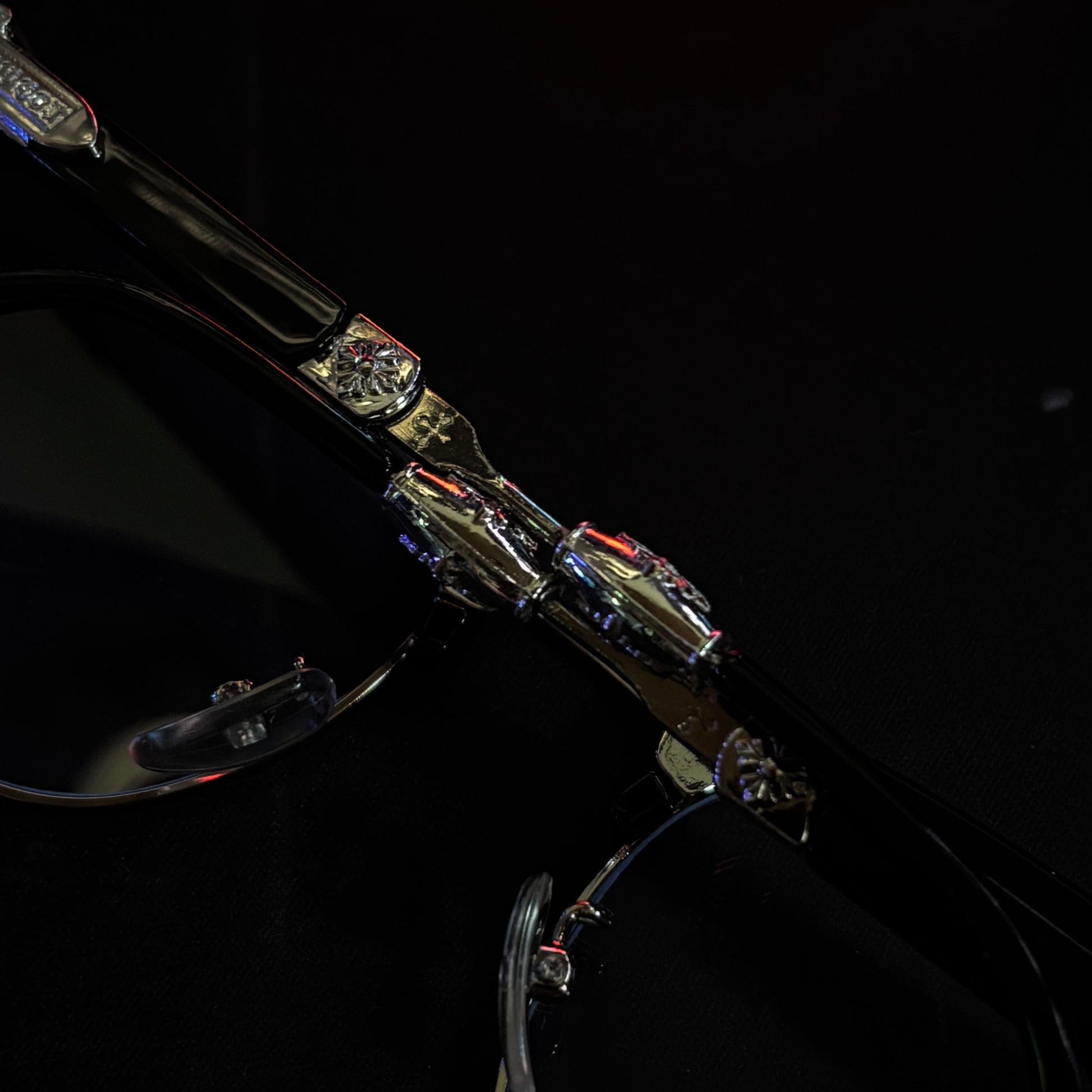 LENTES CHROME HEARTS CON FILTRO AZUL