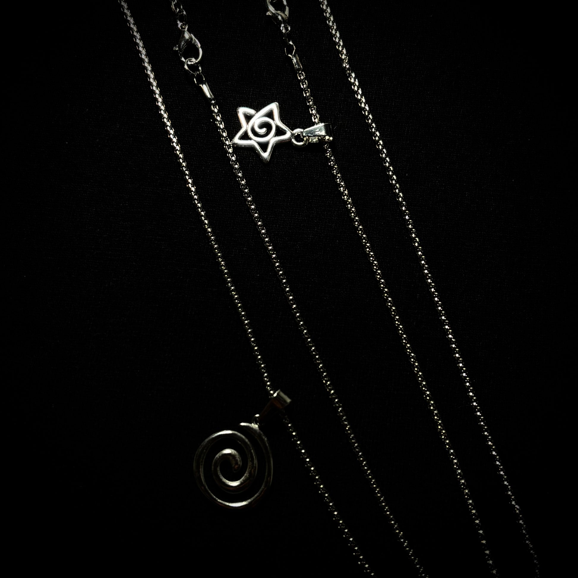 SPIRAL STAR NECKLACE (PACK 2)