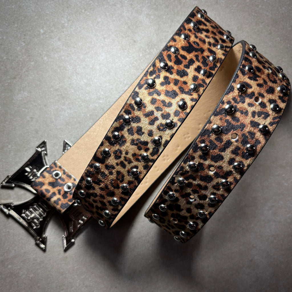WCC LEOPARD PRINT BELT