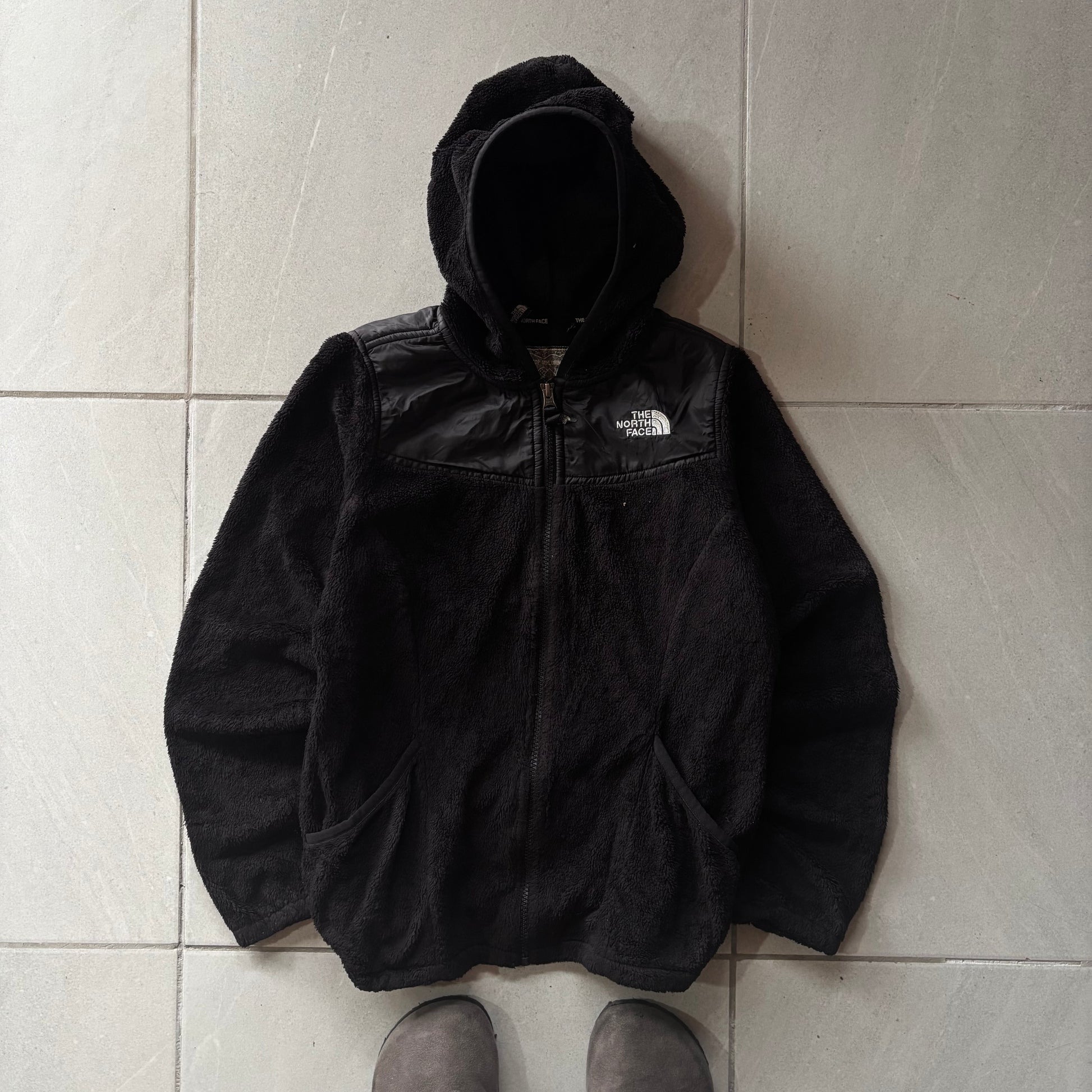 (S) TNF HOODIE FULL ZIP SHERPA LINED