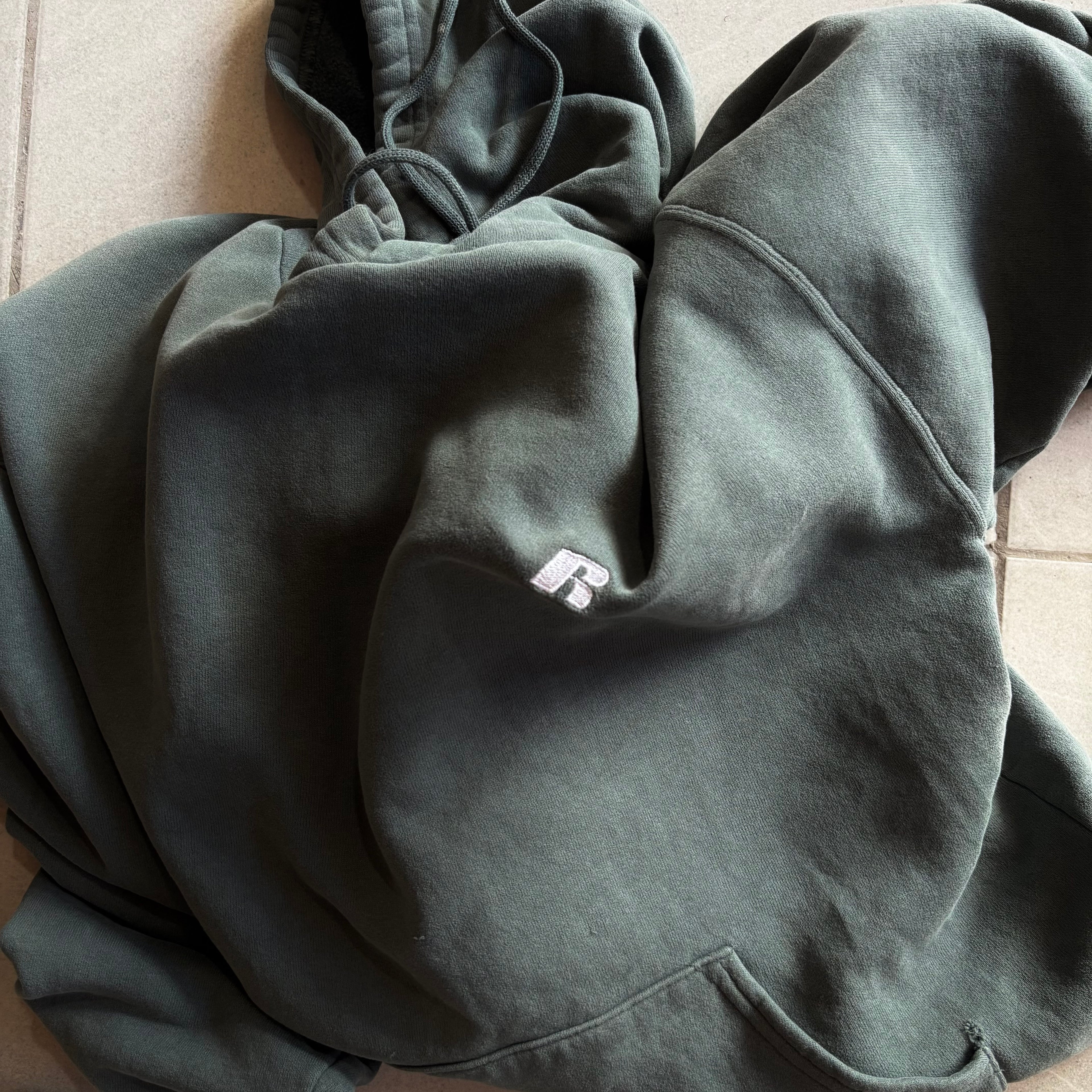 (L) HOODIE RUSSELL BASIC