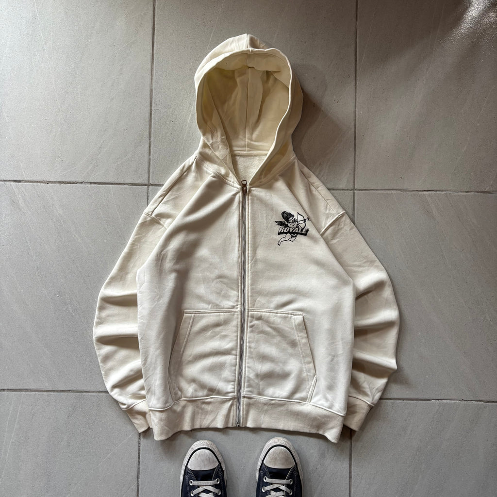 (M BOXY) ROYALE ANGELS HOODIE ZIP UP