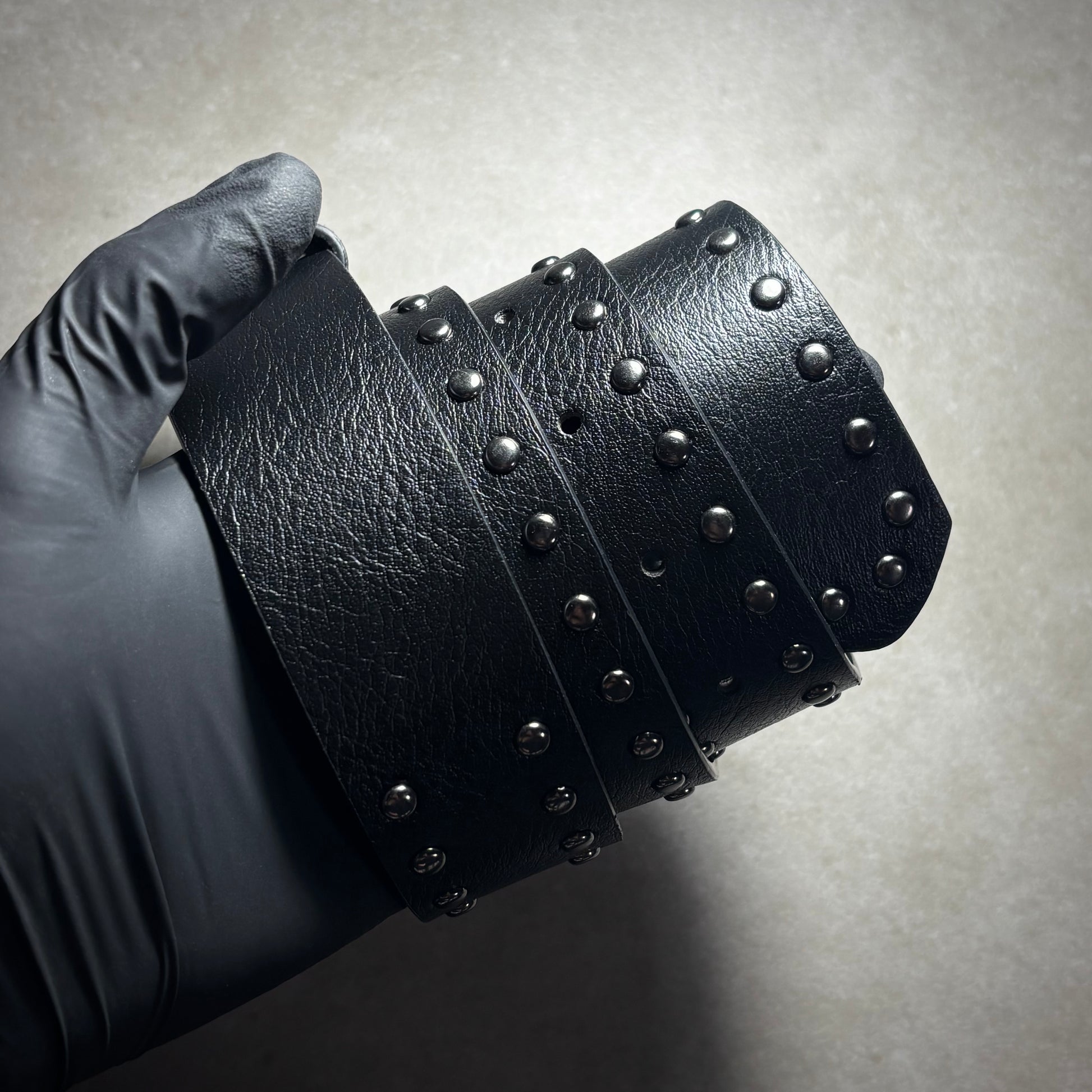 SKELETONS LEATHER BELT