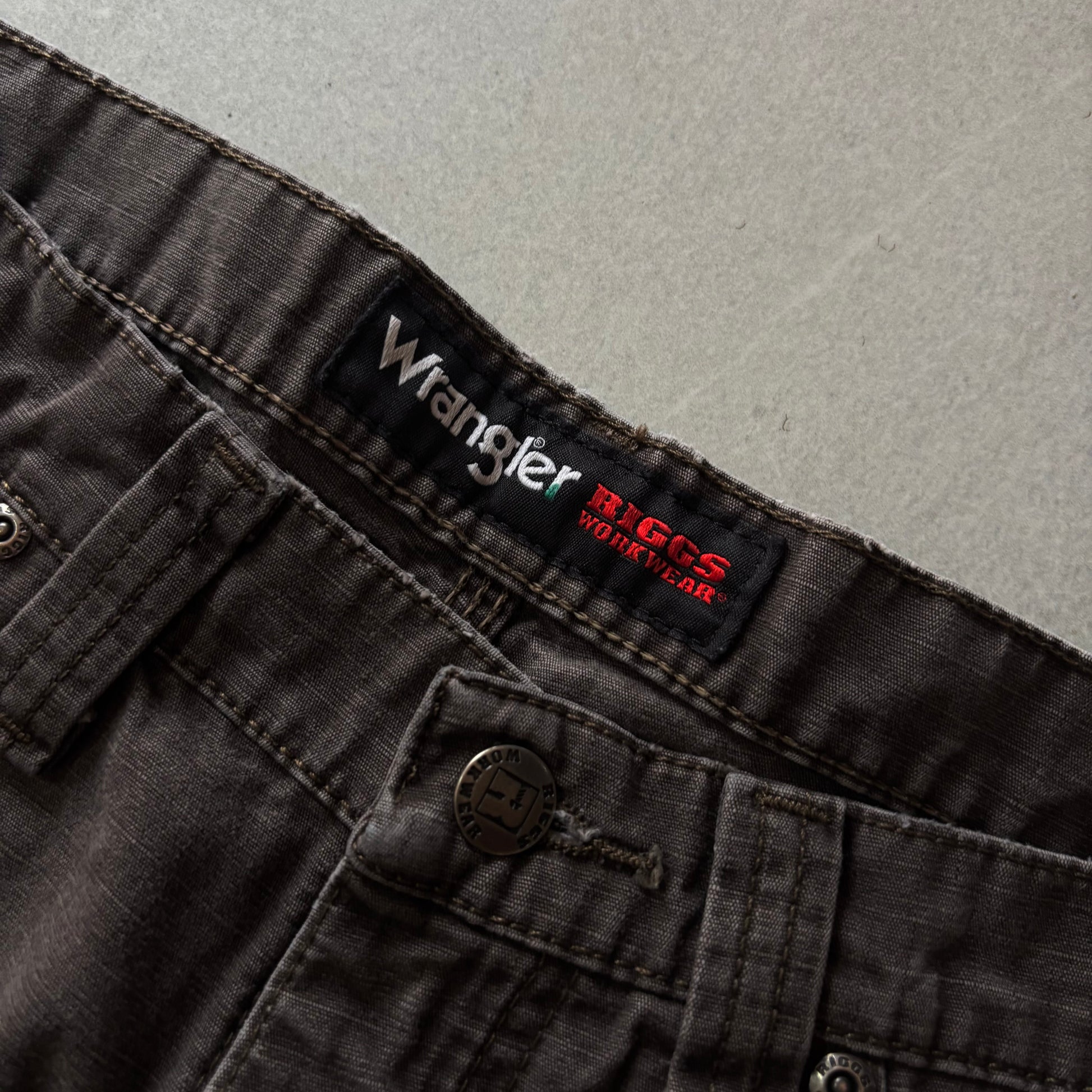 (31/32) VINTAGE WRANGLER RIGGS DKB