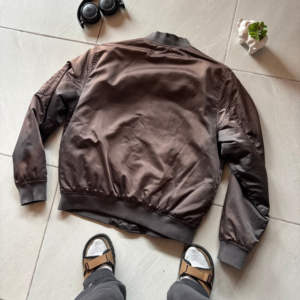 (L) BOMBER JACKET SUN FADED