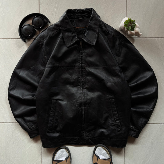 (L) LEATHER JACKET ST - CUERO DE BUEN GROSOR