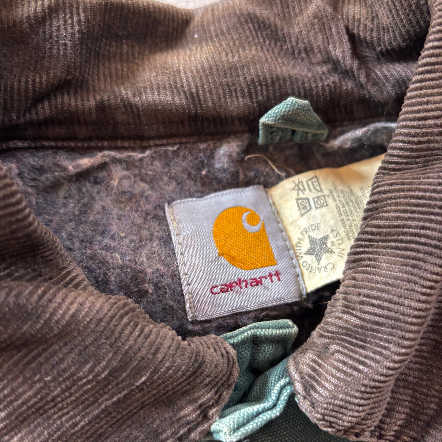 (L) CARHARTT 90s CHORE COAT HUNTER GREEN - ✈️🇨🇴