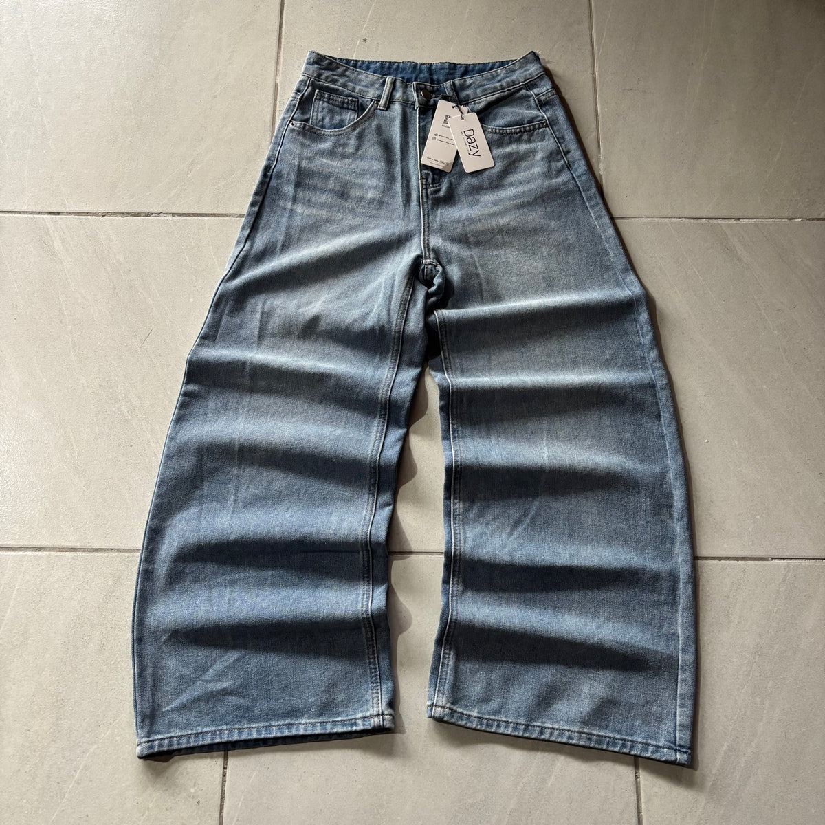 (30/32) DASY DENIM BAGGY PANT - NEW