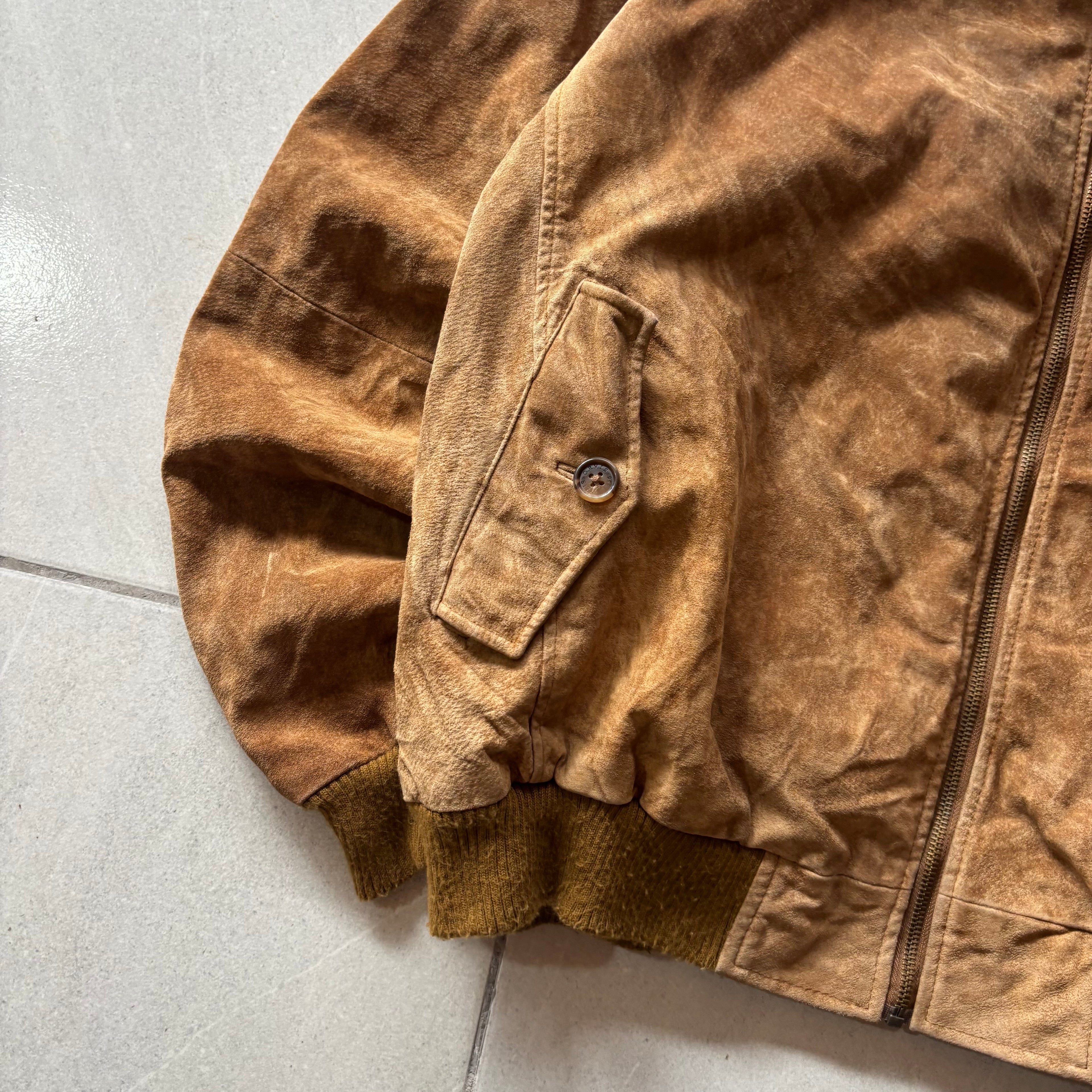 (Xl) ORVIS LEATHER JACKET