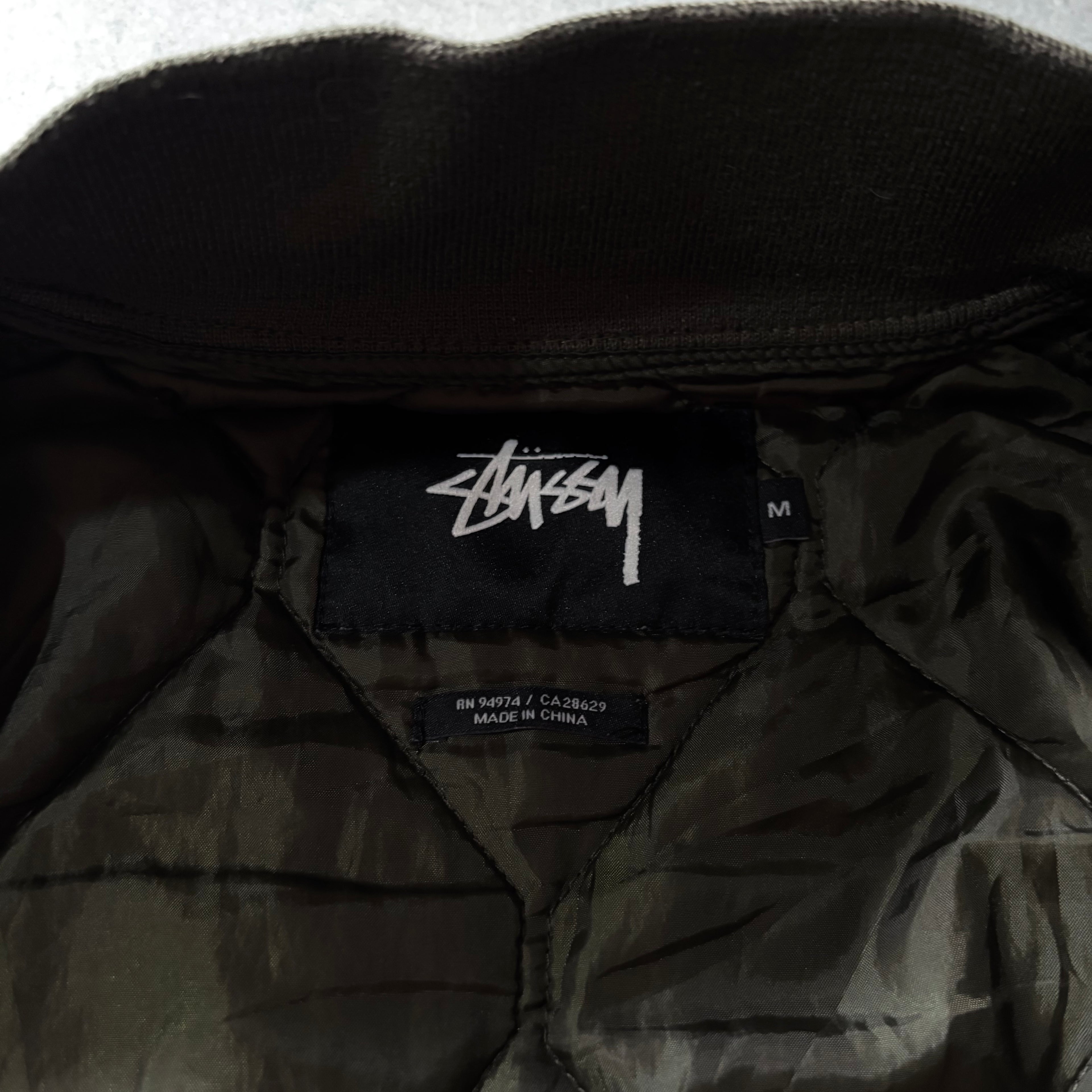 (M FIT L) STUSSY RARE MILITARY BOMBER JACKET