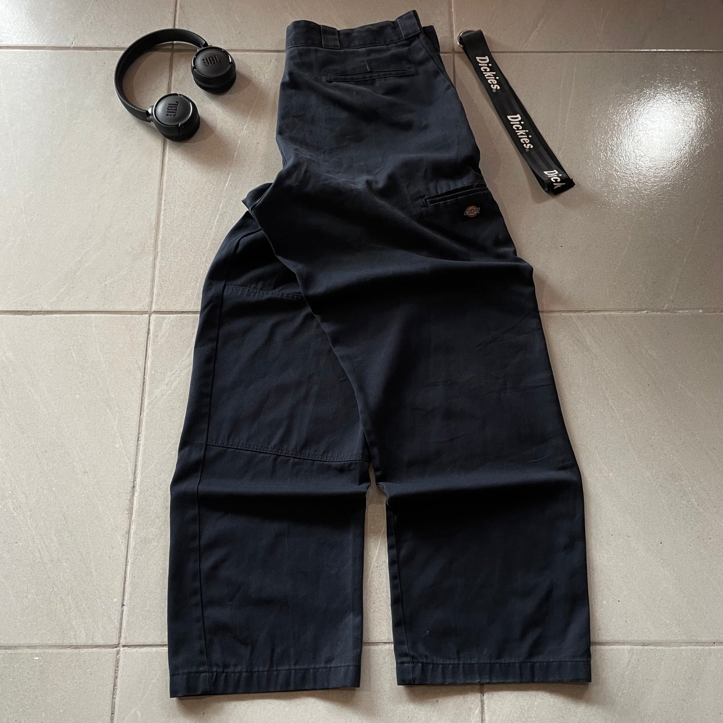 (Fit 36/32) Dickies Double Knee Extra Baggy Azul Marino