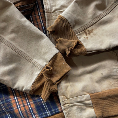 (Xl) VINTAGE CARHARTT ACTIVE JACKET J140 - DISTRESSED