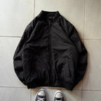 (L) BOMBER JACKET BLACK