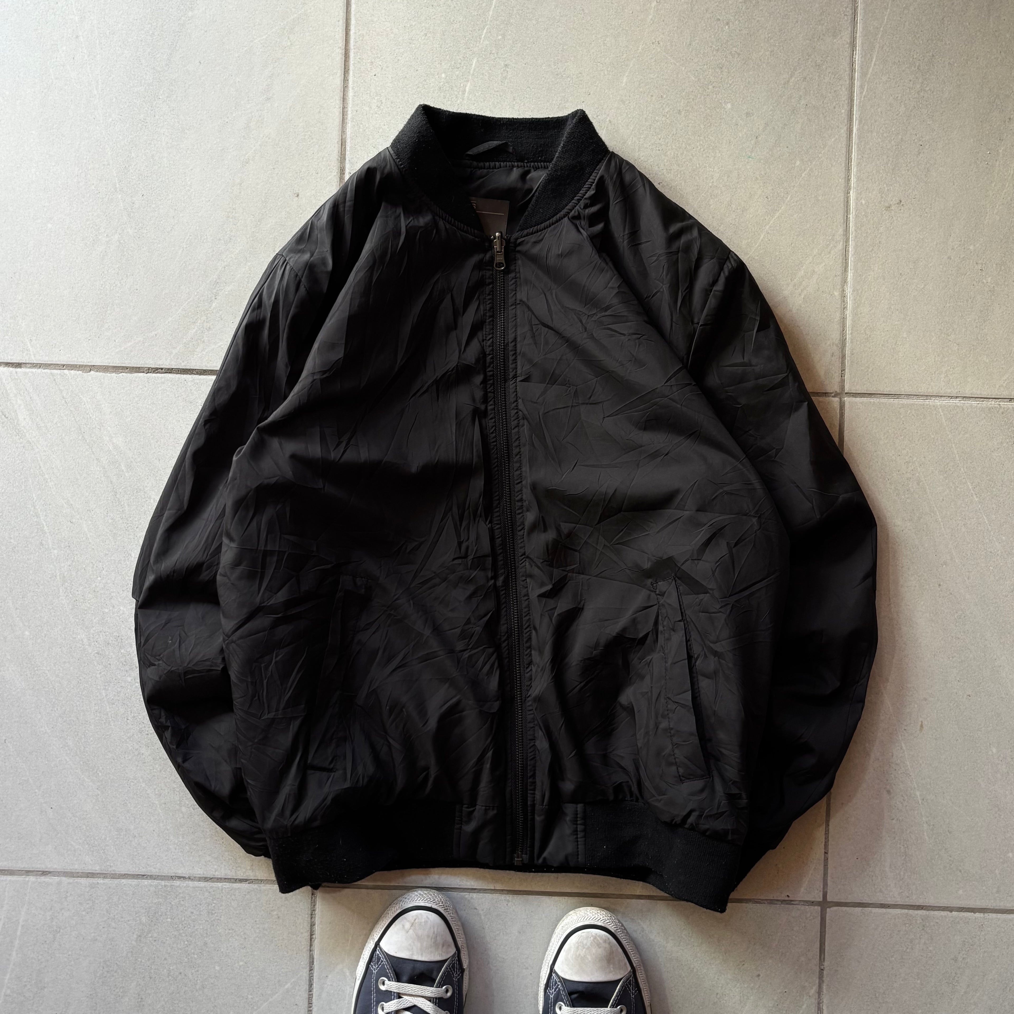 (L) BOMBER JACKET BLACK