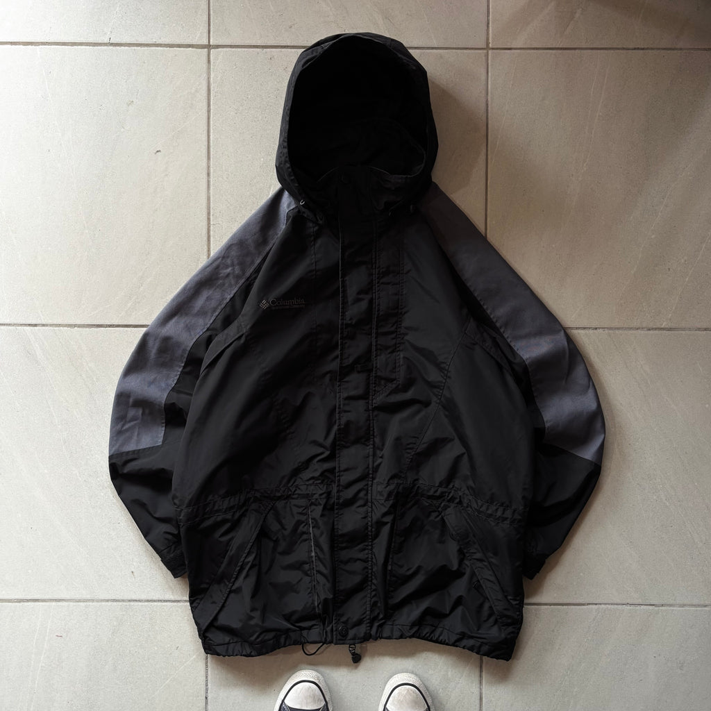 (Xl) COLUMBIA WINDBREAKER BLACK