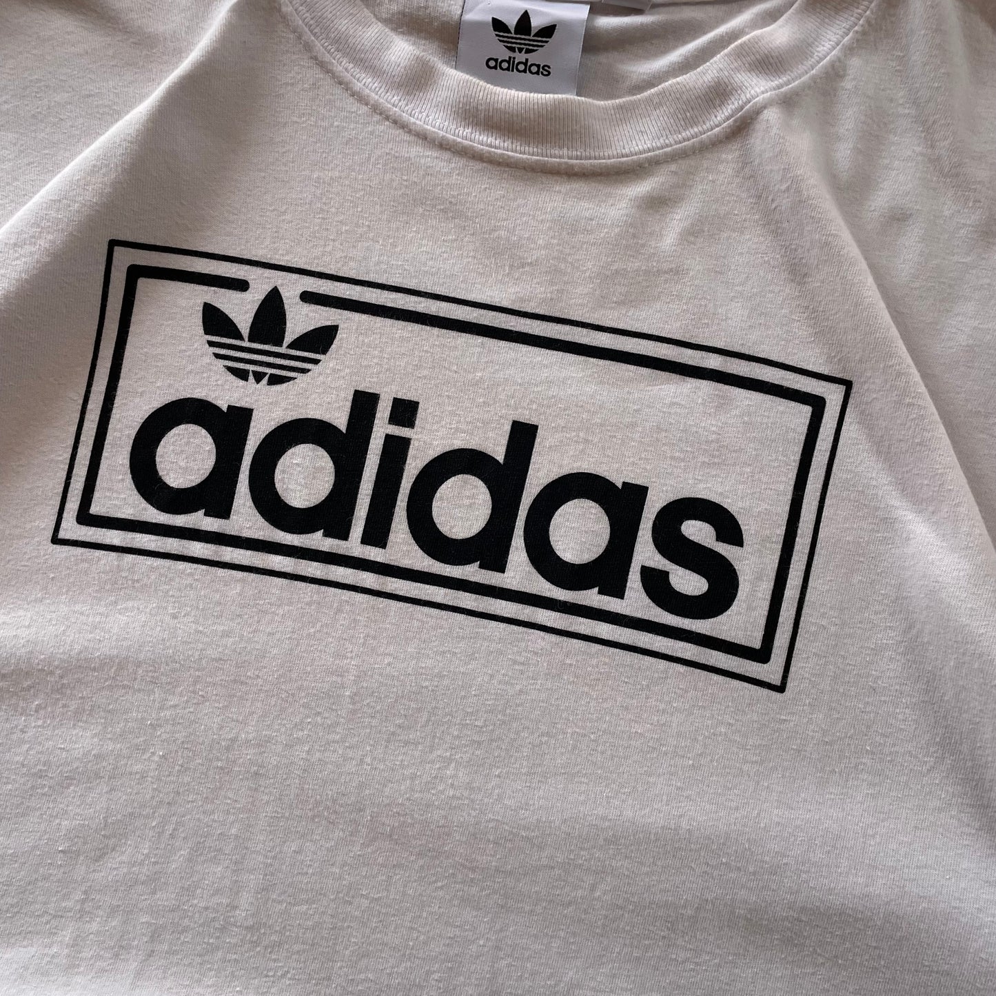 (L) Adidas Box Logo - NEW