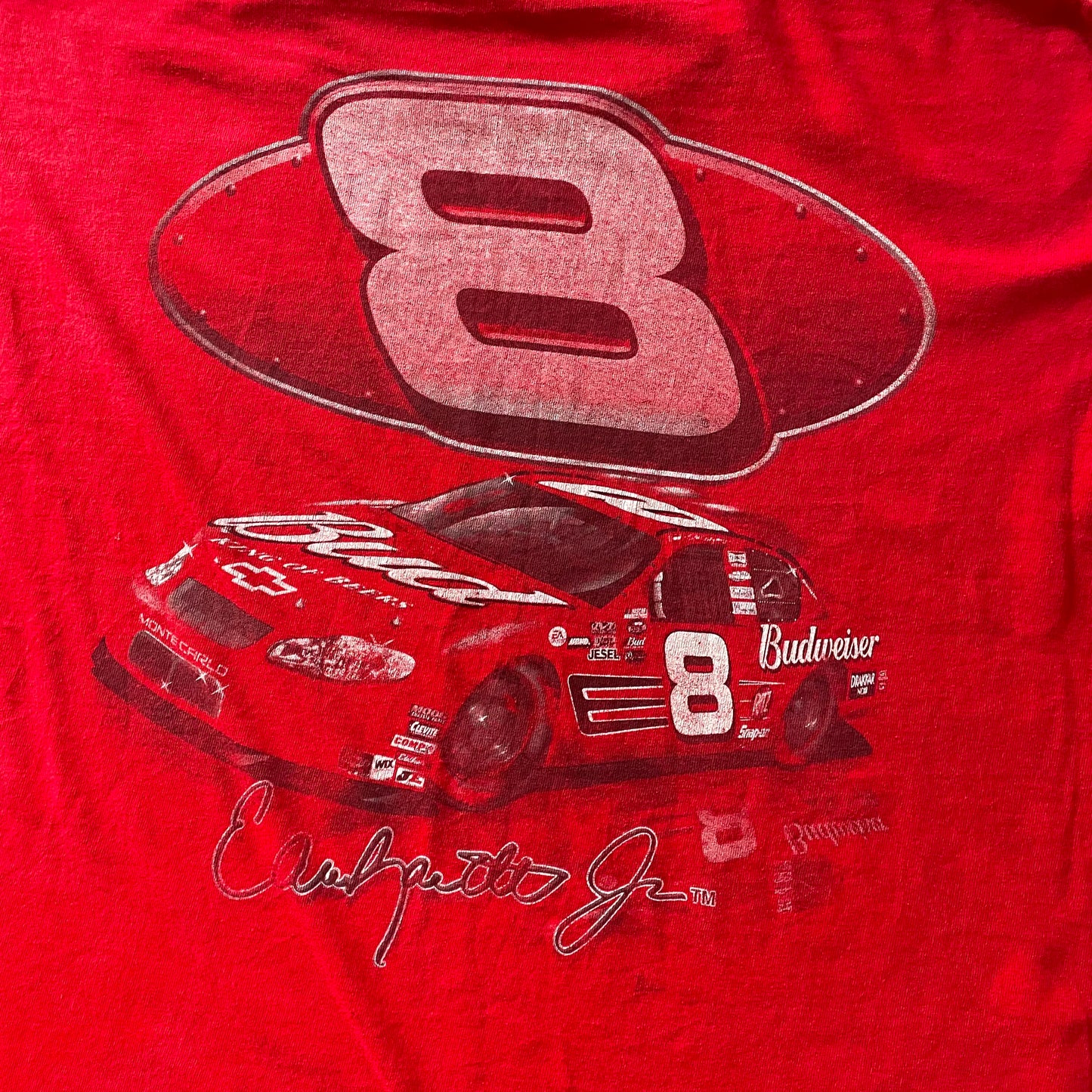 (XL) Nascar Chase Tag - 8 Budweiser