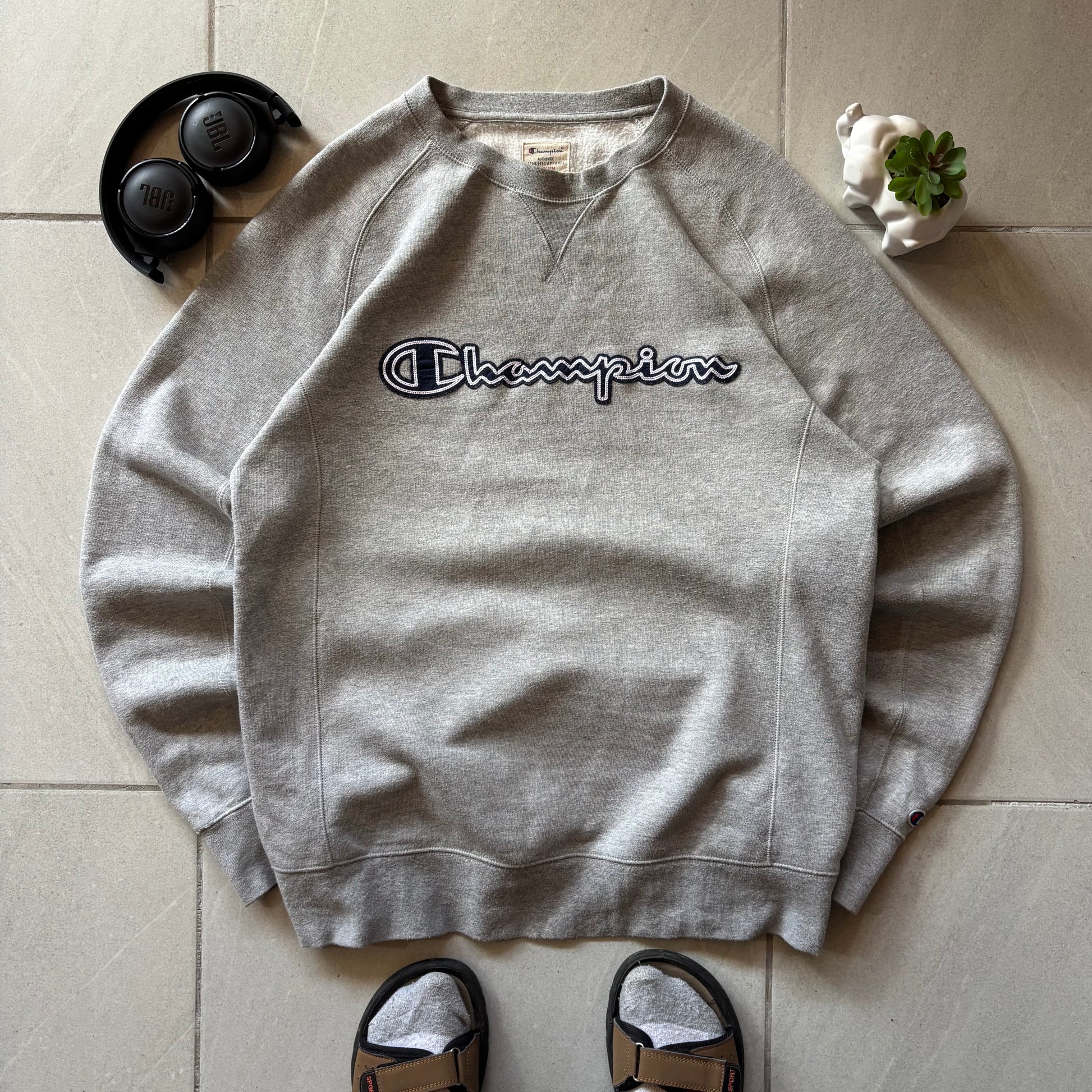 (M) CHAMPION CREWNECK