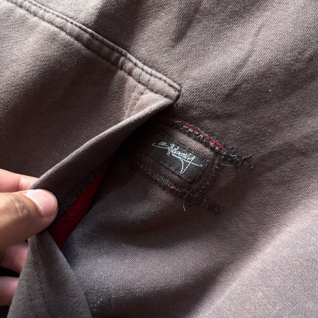 (Xl) VINTAGE BILLABONG HOODIE CAFÉ