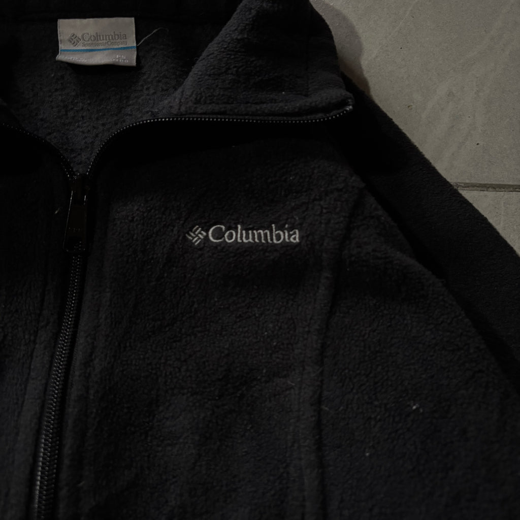 (S) COLUMBIA FLEECE JACKET BLACK