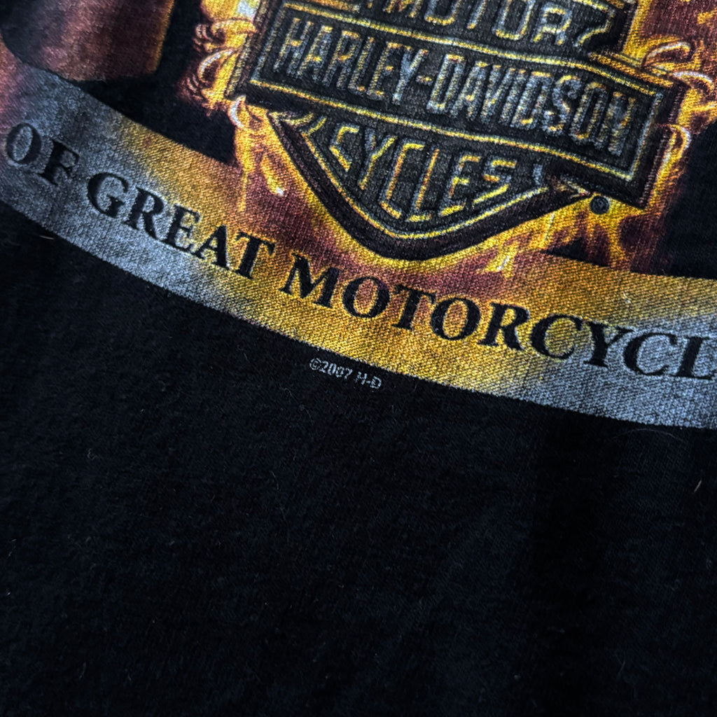 (L BOXY) HARLEY DAVIDSON VINTAGE TEE EAGLE