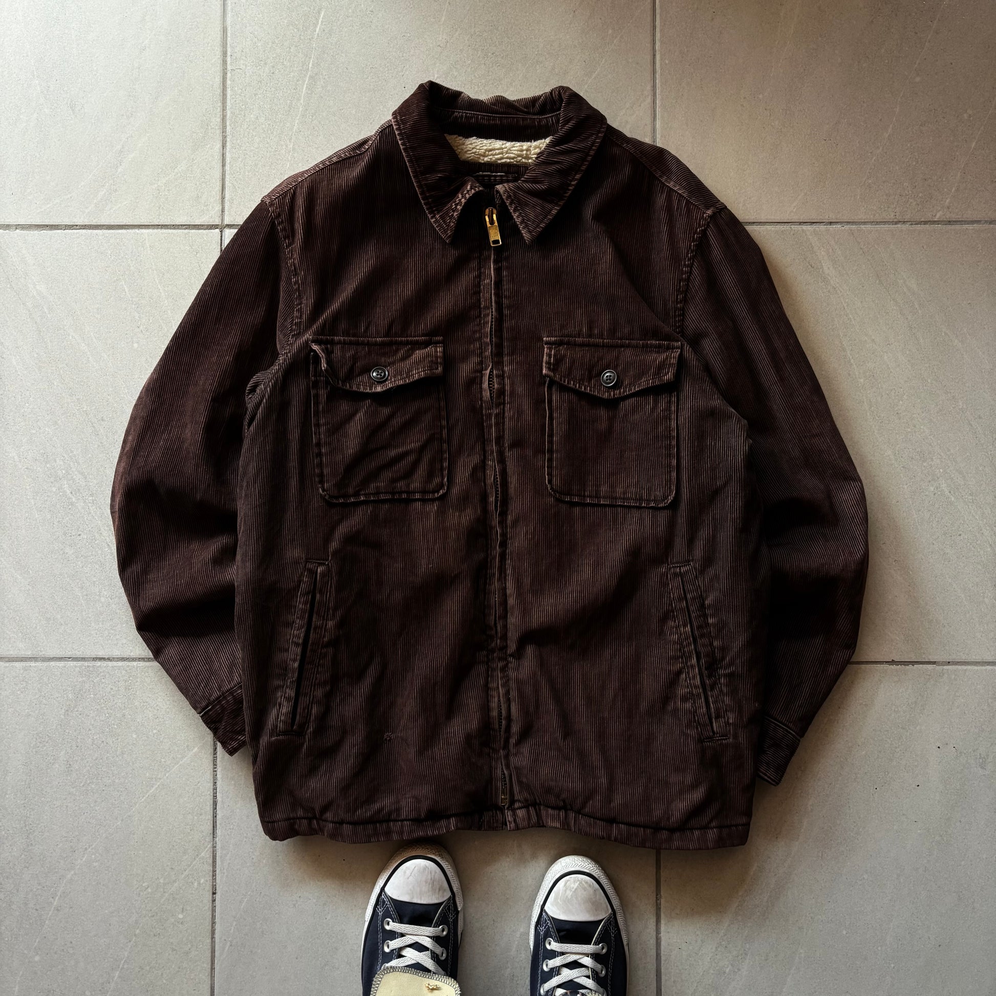 (L) VINTAGE GAP SHERPA JACKET