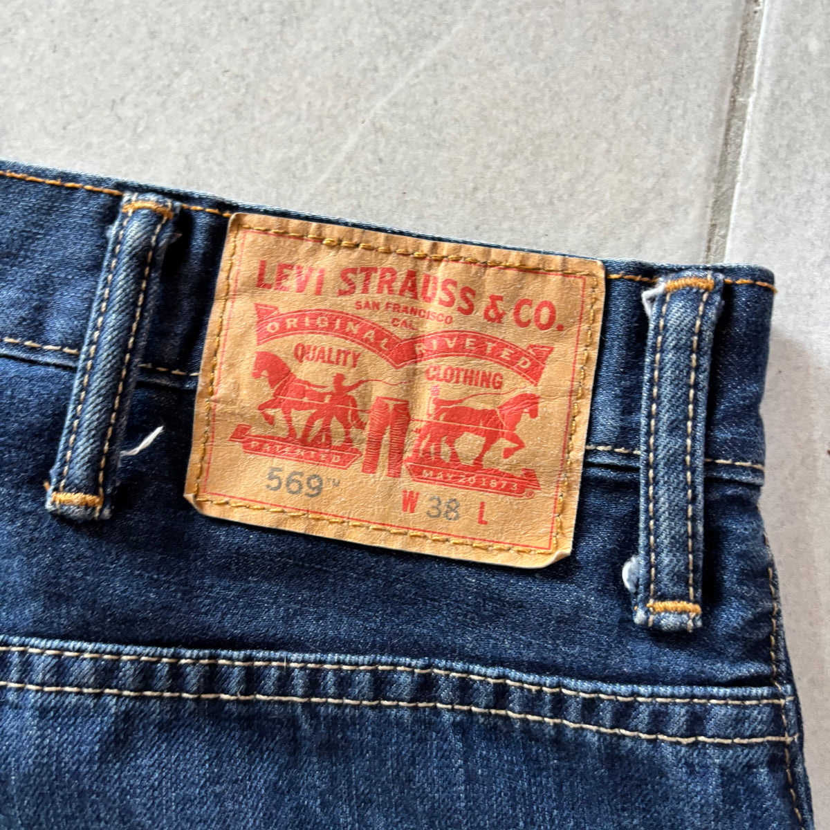 (38) LEVI'S 569 SHORT DENIM