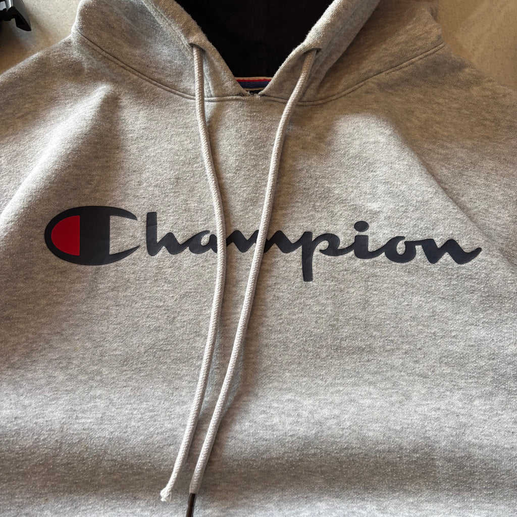 (M BOXY) CHAMPION BIG LOGO HOODIE