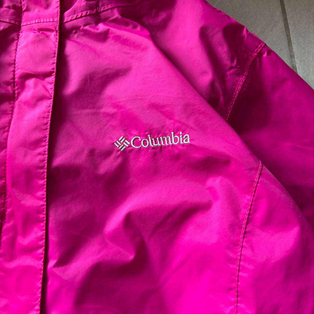 (L) COLUMBIA WINDBREAKER - ZIP DAMAGE