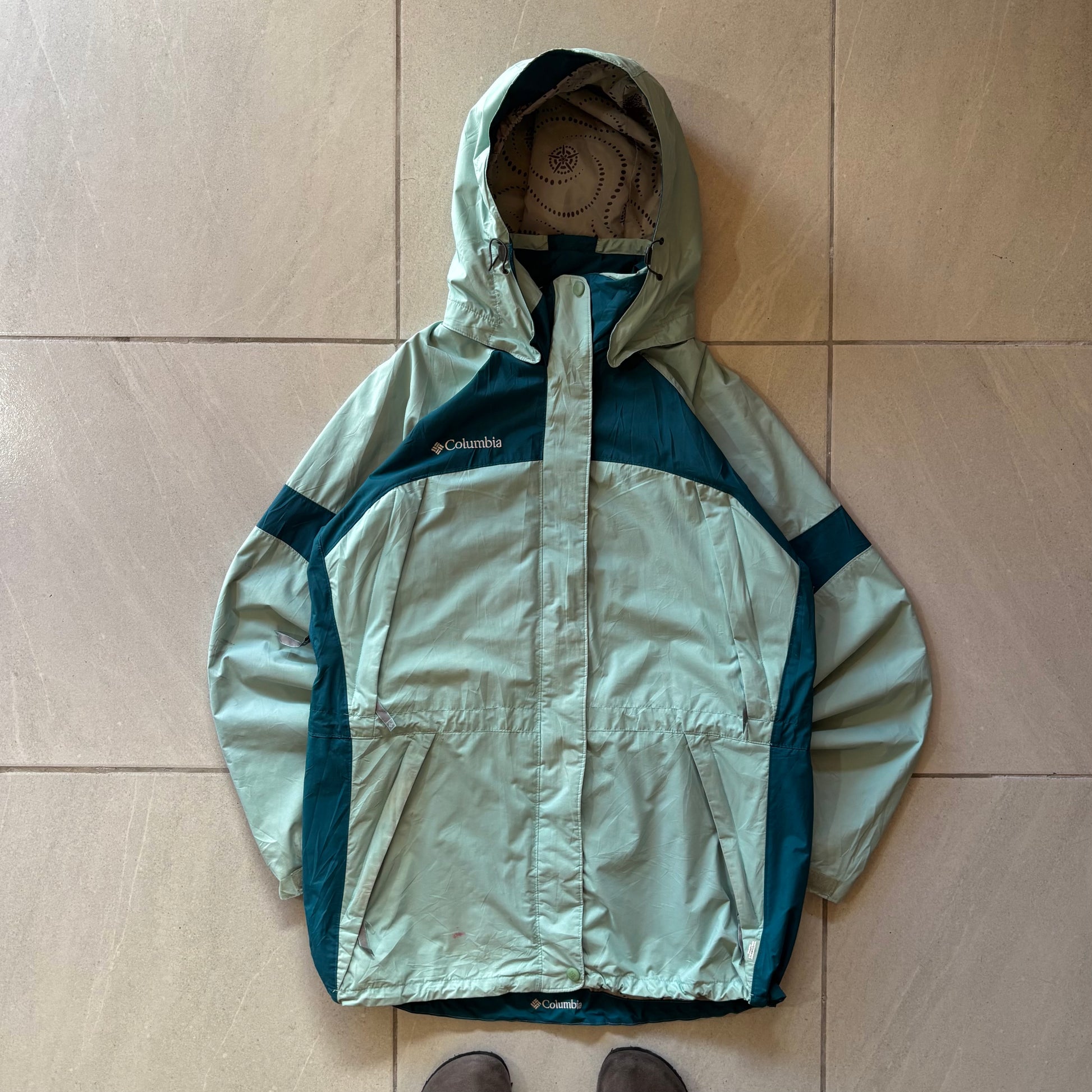 (L) COLUMBIA PARKA JACKET WINDBREAKER EARLY 00's