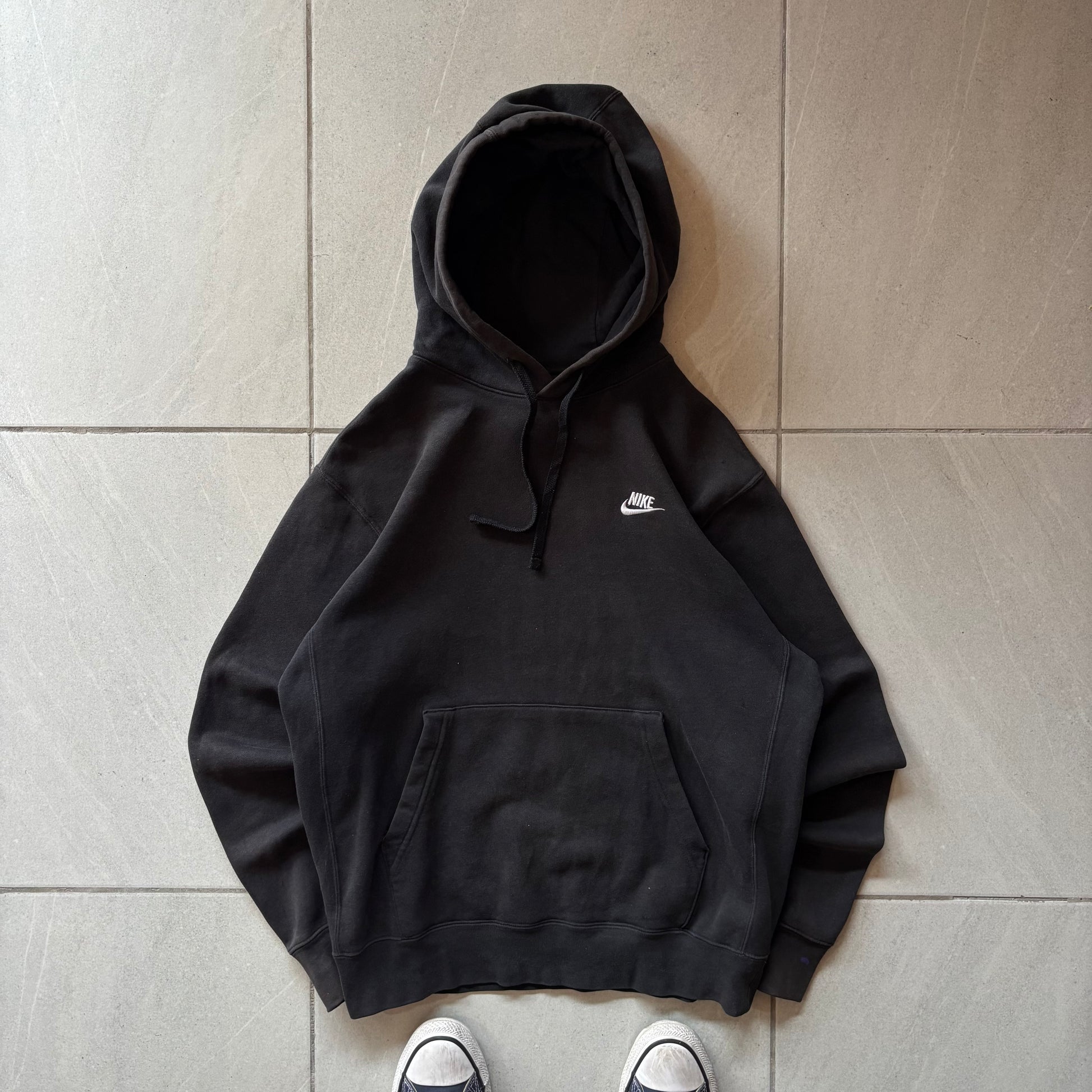 (M) NIKE HOODIE BLACK