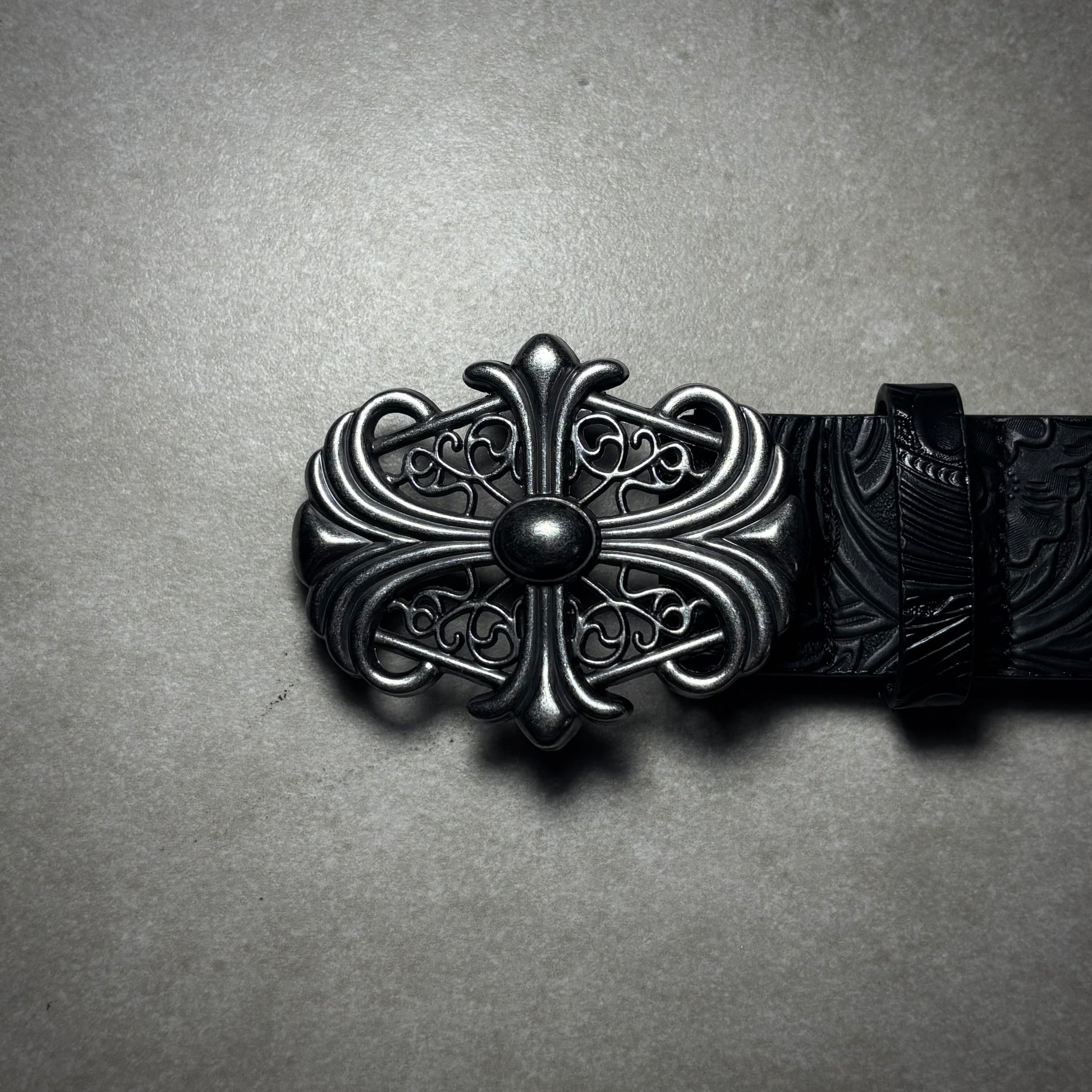 CHROME HEARTS LEATHER BELT