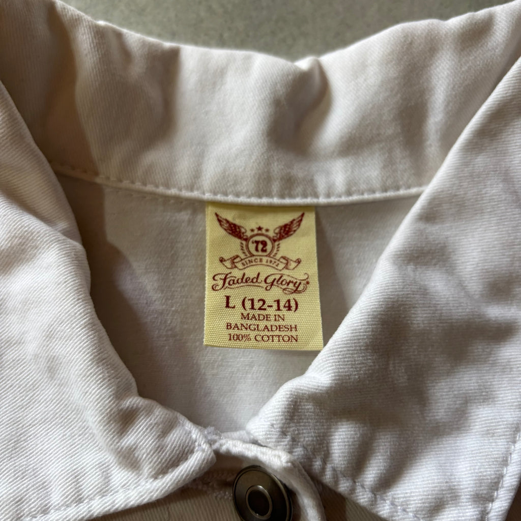 (S) DENIM JACKET WHITE
