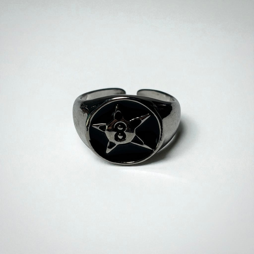 SILVER RINGS STAR (PACK 4)