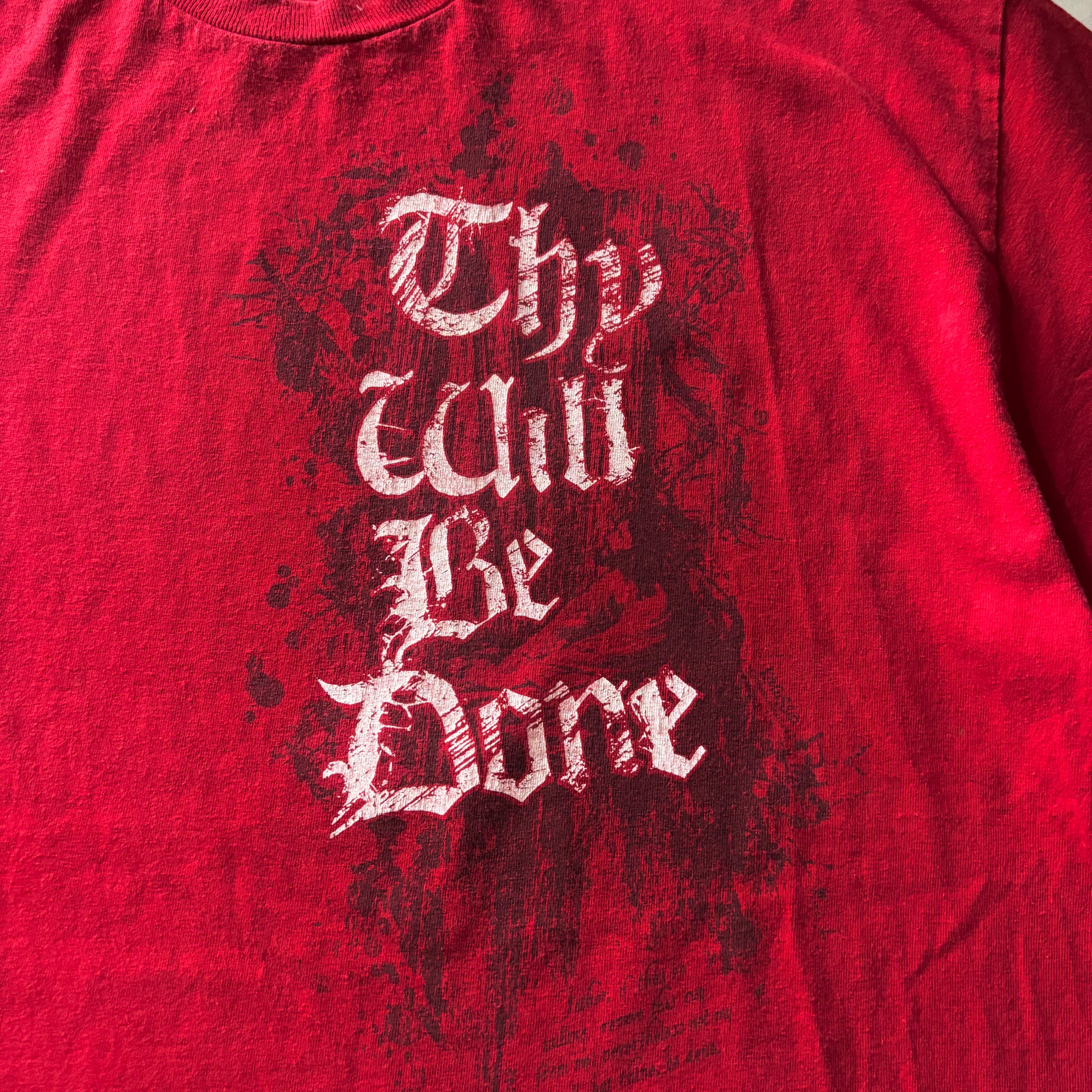 (FIT L) VINTAGE JESUS “CRY CALL BE DONE” TEE