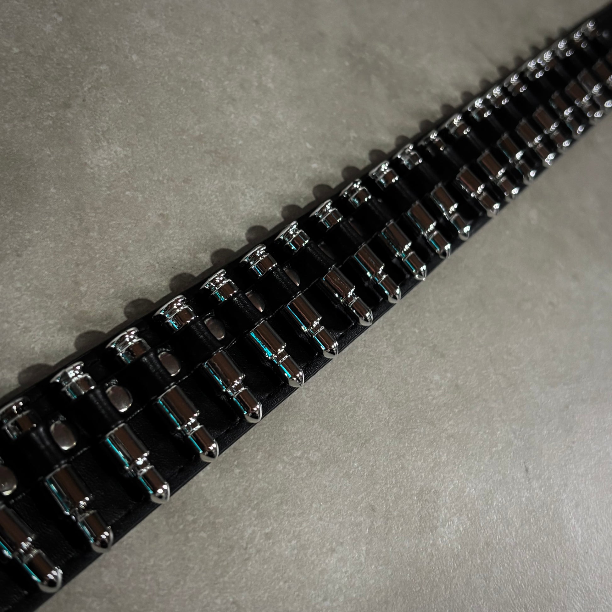 LEATHER BULLETS BELT
