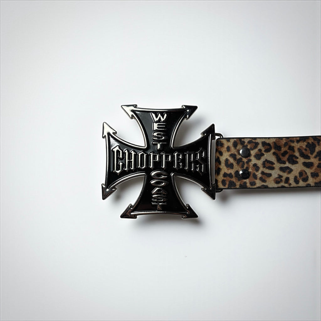 WEST COST CHOPPERS LEOPARD PRINT BELT