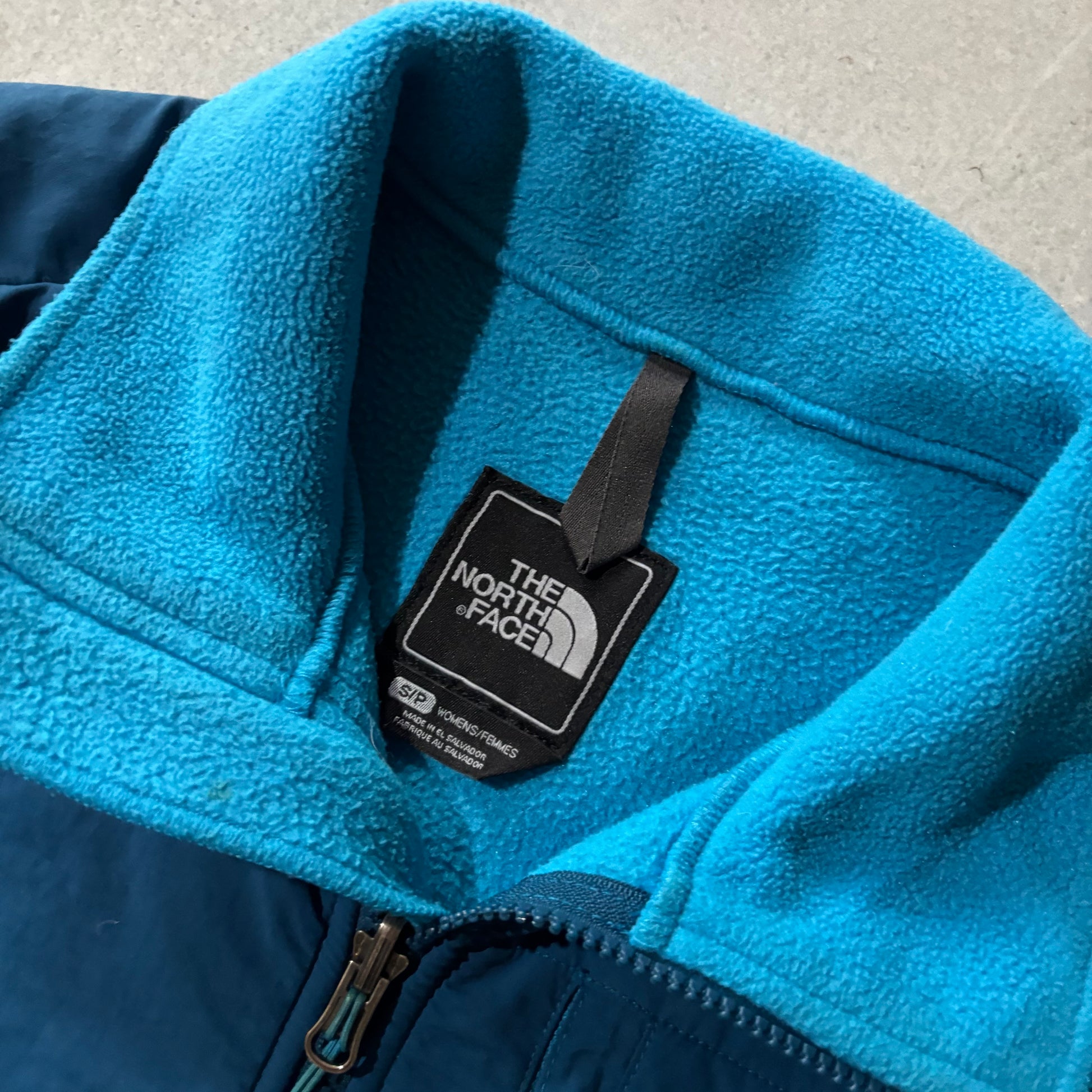 (S) THE NORTH FACE FLEECE JACKET SKY BLUE