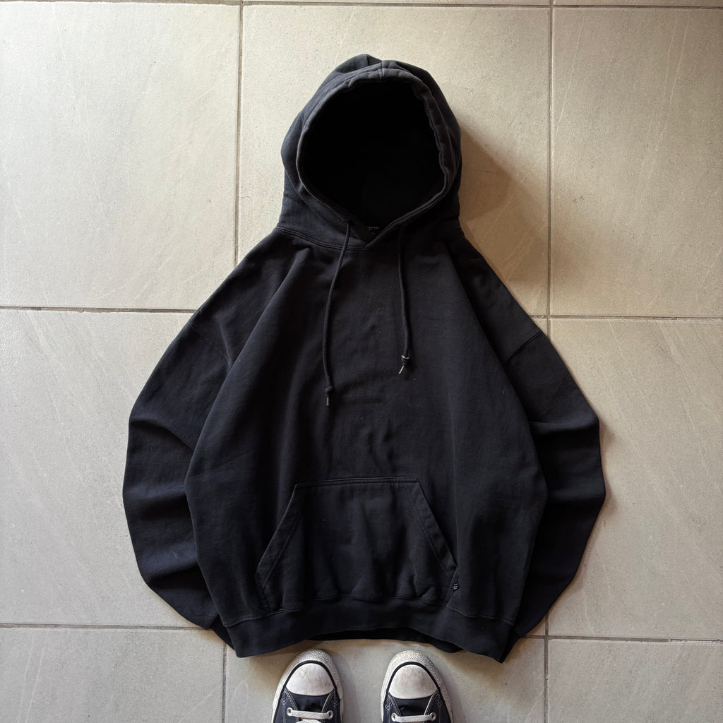 (L) HOODIE AZUL MARINO BASIC