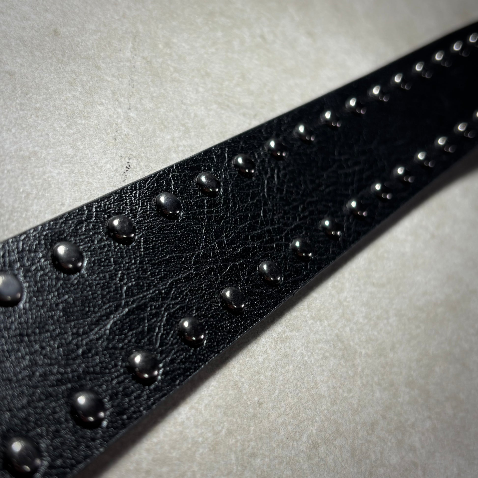 SKELETONS LEATHER BELT