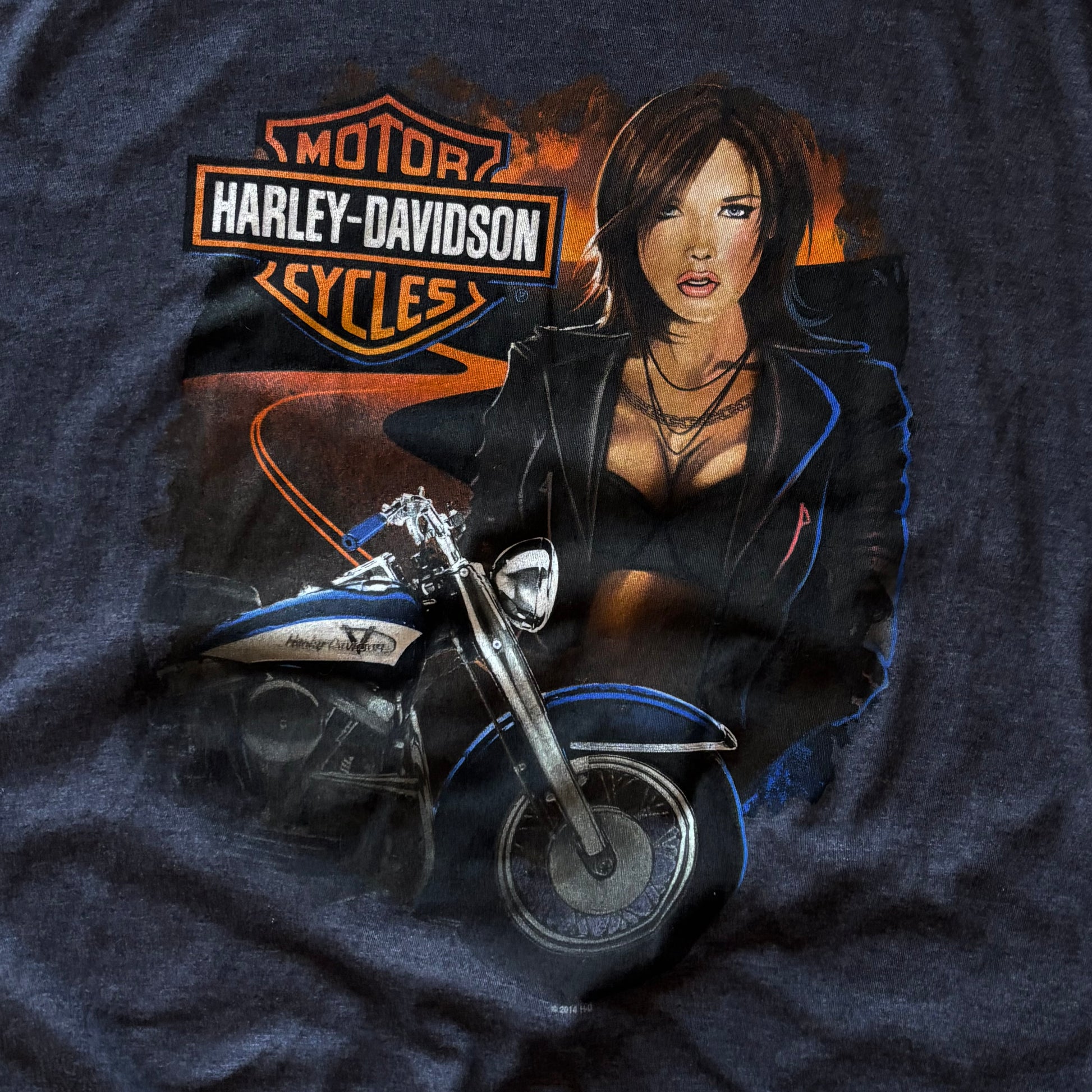 (M) HARLEY DAVIDSON TEE