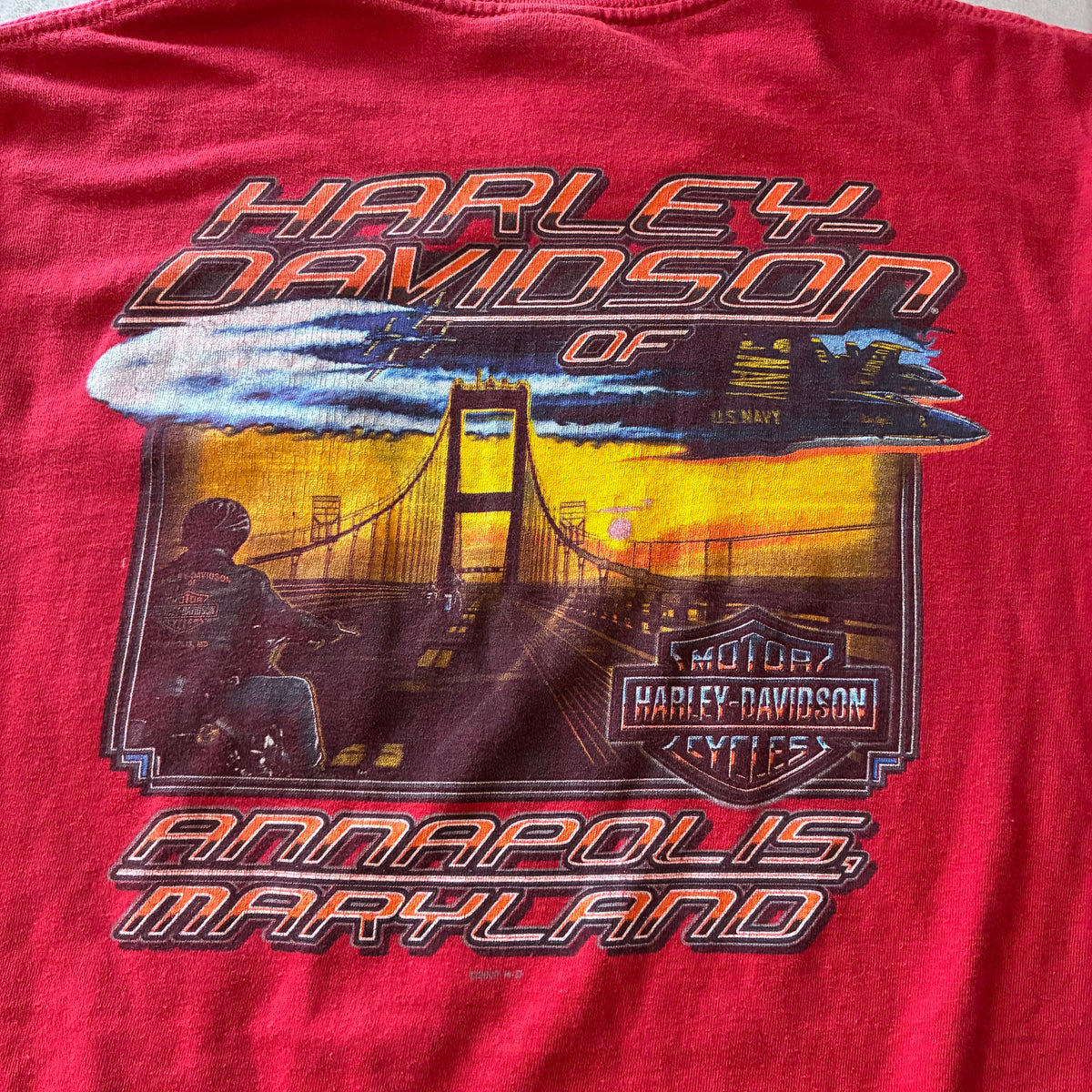 (L) HARLEY DAVIDSON TEE