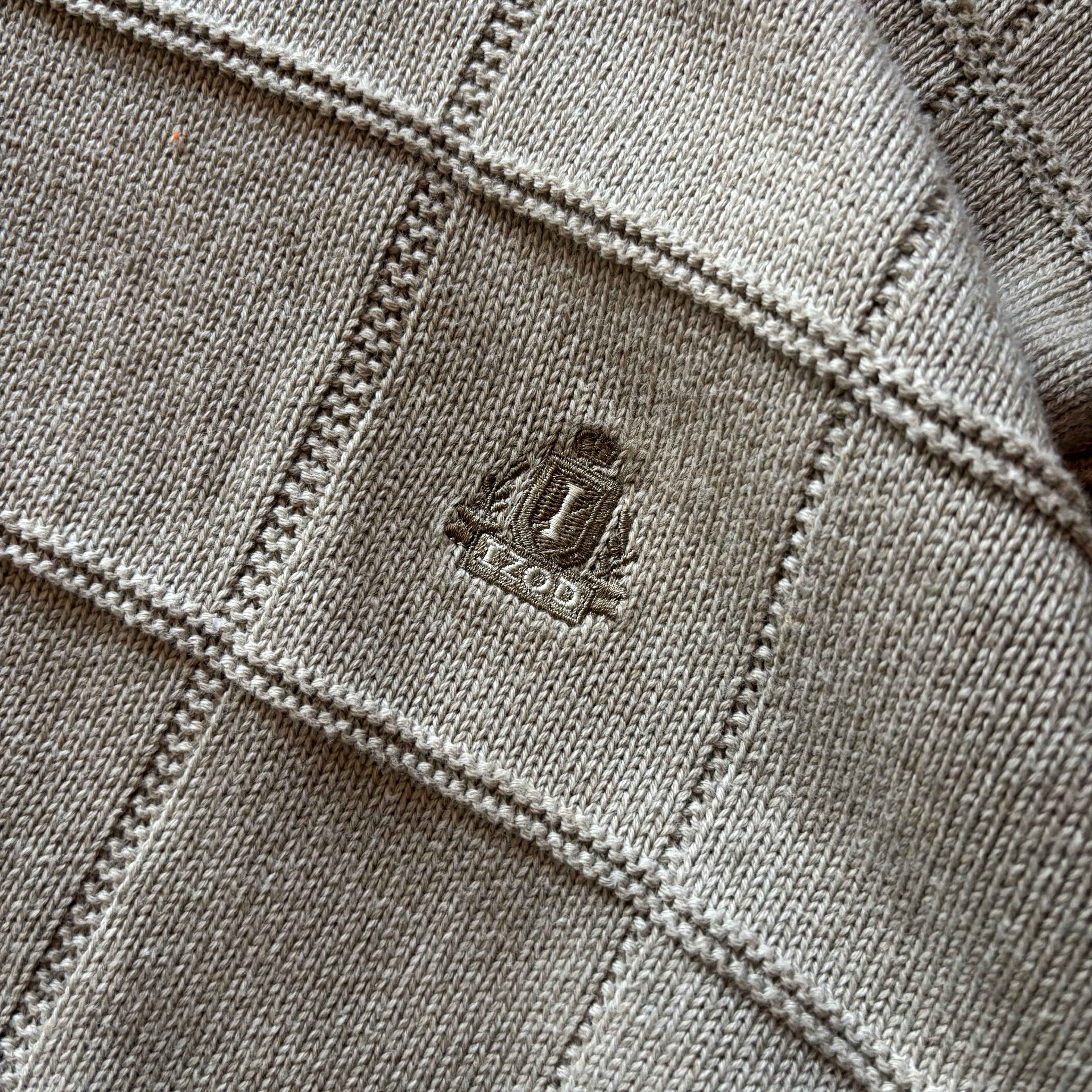 (Xl) VINTAGE IZOD CREWNECK