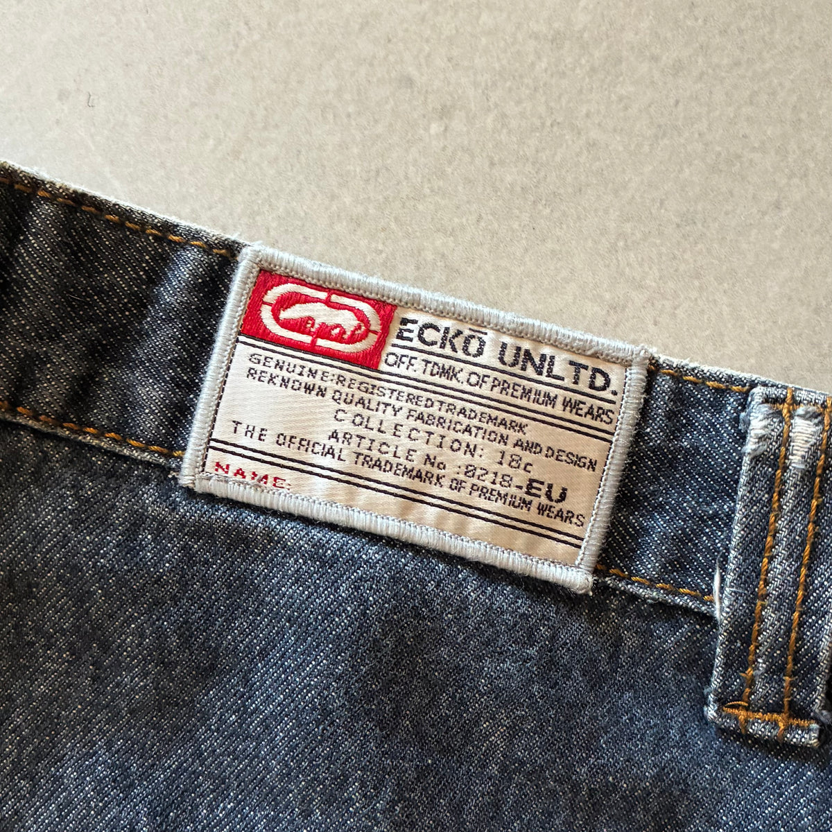 (34/32) ECKO VINTAGE DENIM JEANS RARE