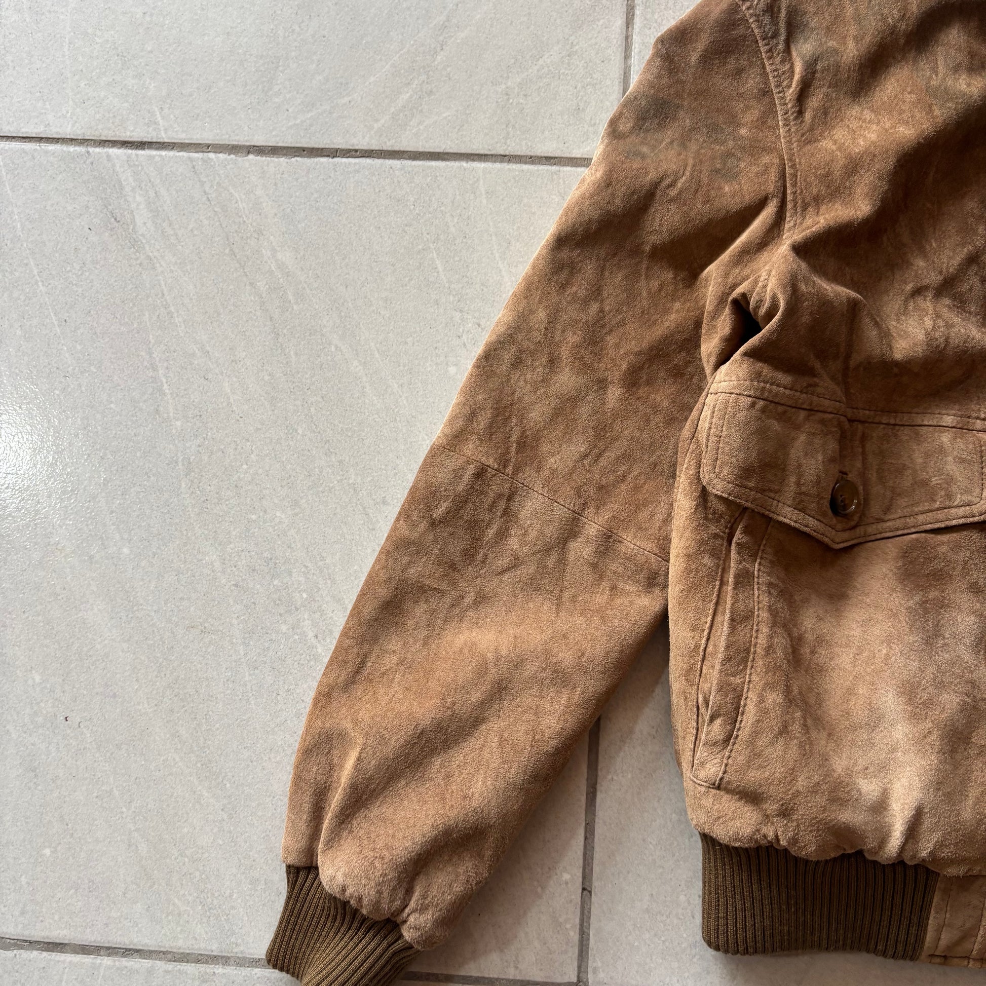 (FIT M) AVIATOR LEATHER JACKET