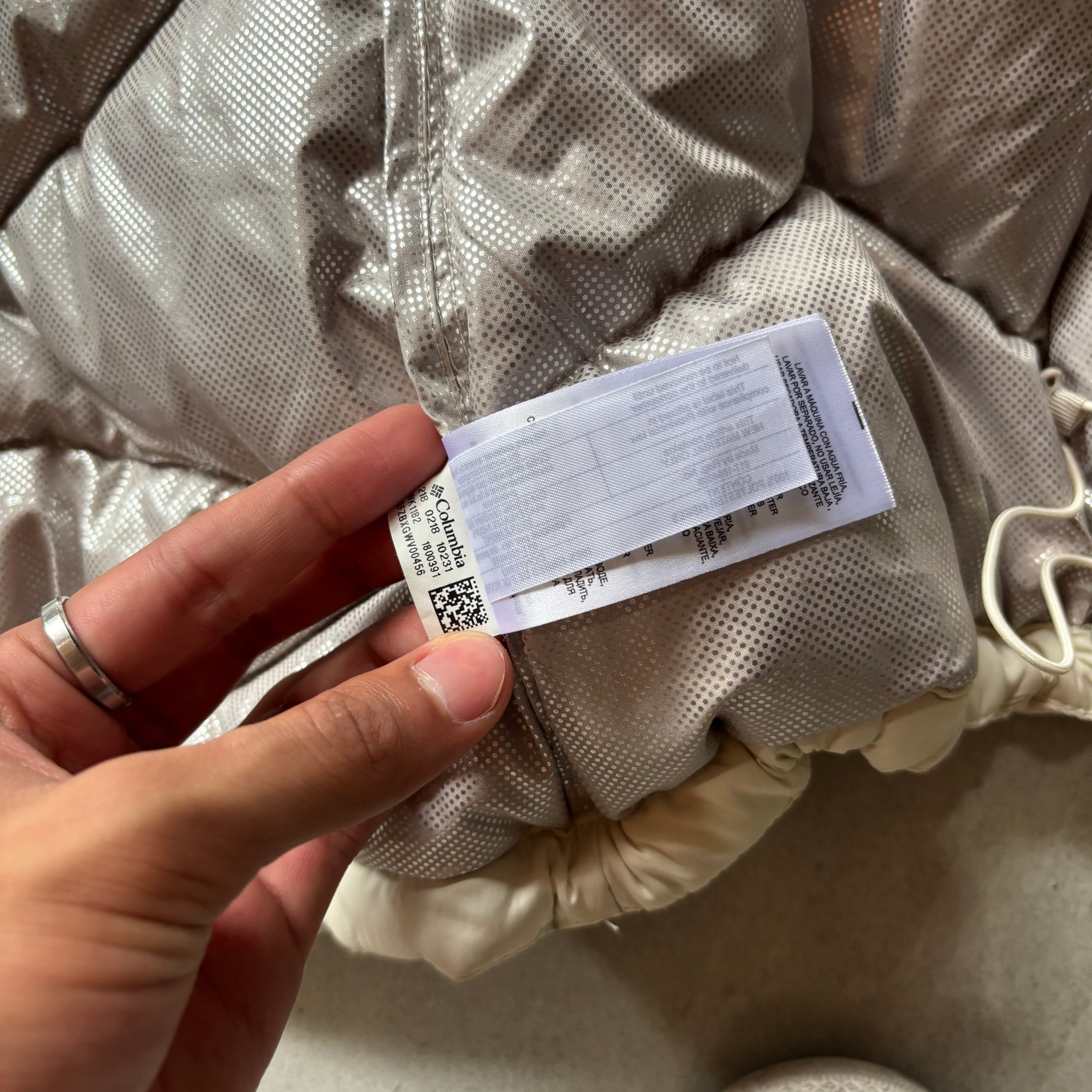 (M) COLUMBIA PUFFER THERMAL VEST BEIGE