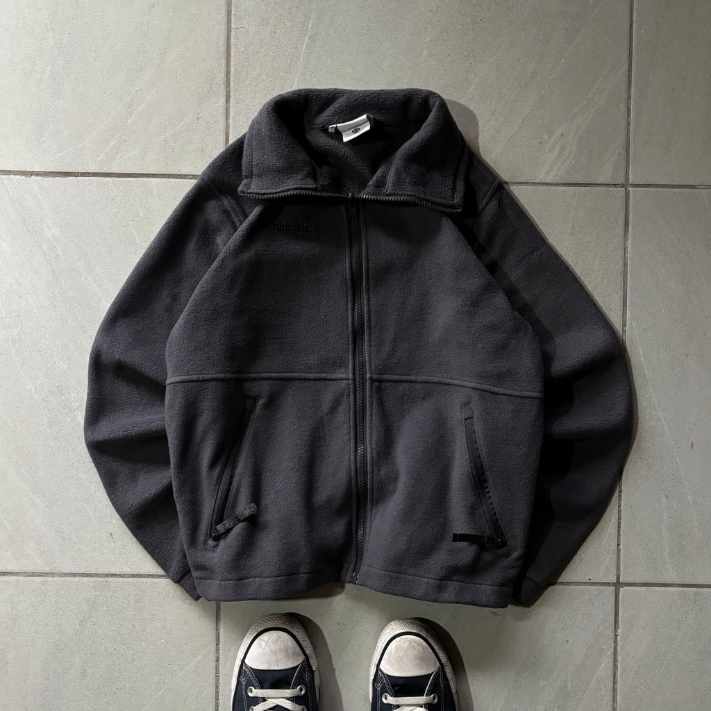(S) COLUMBIA FLEECE JACKET GRAY